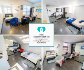 STAYSA Equipped studios near QE and UOB in GuestHouse close to the city!